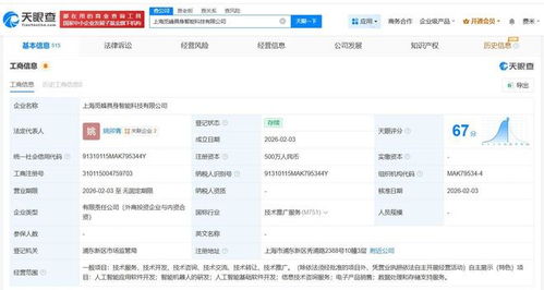 智元機(jī)器人領(lǐng)銜，覓蜂具身智能科技公司落戶上海 500萬注冊資本撬動AI基礎(chǔ)軟件開發(fā)新局